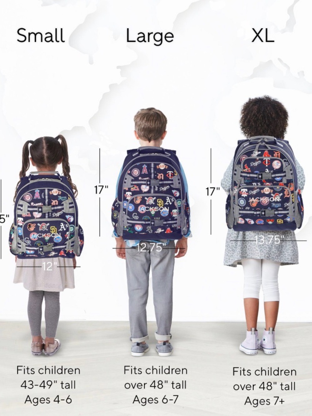 Pottery Barn Kids MLB Teams Mackenzie Backpack- Large - Picture 6 of 7